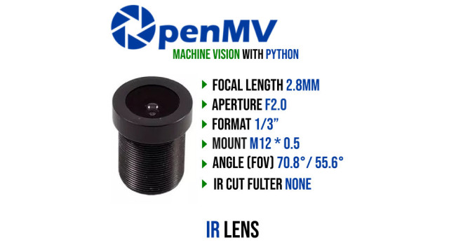 OpenMV IR Lens - Micro Robotics