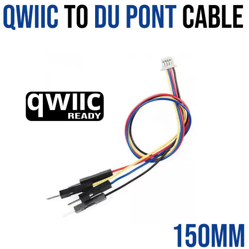 Qwiic Cable - Breadboard Jumper (4-Pin) - Micro Robotics