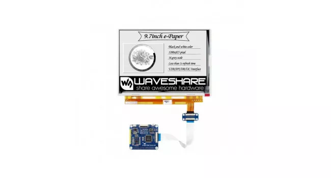 9.7" E-Ink Display HAT for Pi