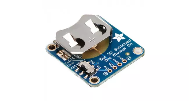 Adafruit CR2032 20mm Coin Cell Breakout PCB with On-Off Switch