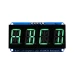 Alphanumeric Display, I2C 4 Digit, Green Alphanumeric Display, I2C 4 Digit, Green