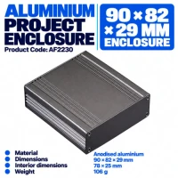 Enclosure Aluminium 90x82x26mm