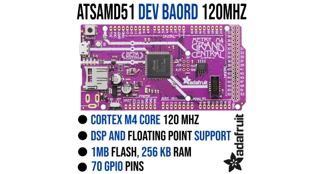 Adafruit Grand Central M4 - SAMD51 Adafruit Grand Central M4 - SAMD51