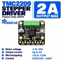 Adafruit TMC2209 Stepper Motor Driver Breakout Board Adafruit TMC2209 Stepper Motor Driver Breakout Board