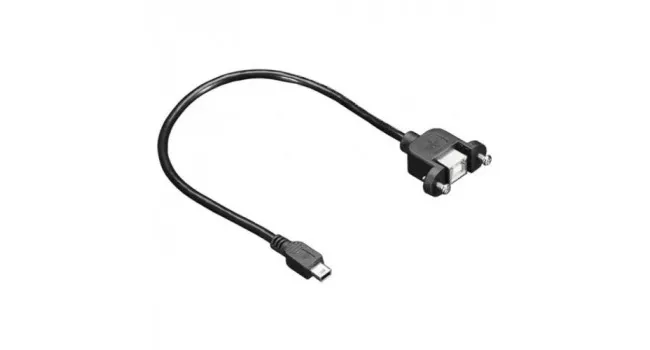 Panel Mount, USB Mini to USB B - 30cm