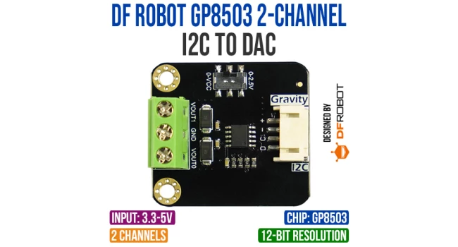 DF Robot GP8503 2-Channel I2C to DAC DF Robot GP8503 2-Channel I2C to DAC