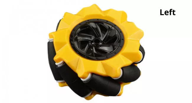 Mecanum Left Wheel - 80mm
