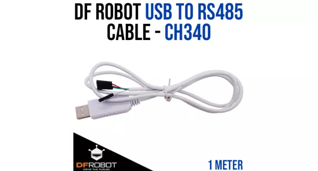 DF Robot USB to RS485 Cable - CH340 DF Robot USB to RS485 Cable - CH340