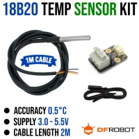 DF Robot Waterproof DS18B20 Temperature Sensor Kit DF Robot Waterproof DS18B20 Temperature Sensor Kit