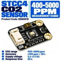 DF Robot Gravity STCC4 CO2 Sensor (3-in-1) DF Robot Gravity STCC4 CO2 Sensor (3-in-1)