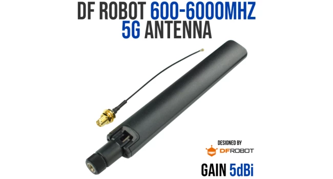 DF Robot 5dBi 600–6000MHz 5G Antenna DF Robot 5dBi 600–6000MHz 5G Antenna
