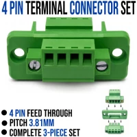 Through-Wall 4-Pin Terminal Connector Set Through-Wall 4-Pin Terminal Connector Set