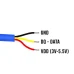 18B20 Digital Temperature Sensor, Flat Head, 30cm cable