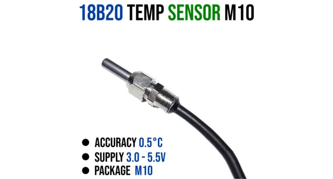 M10 Temperature Sensor - 18B20 M10 Temperature Sensor - 18B20
