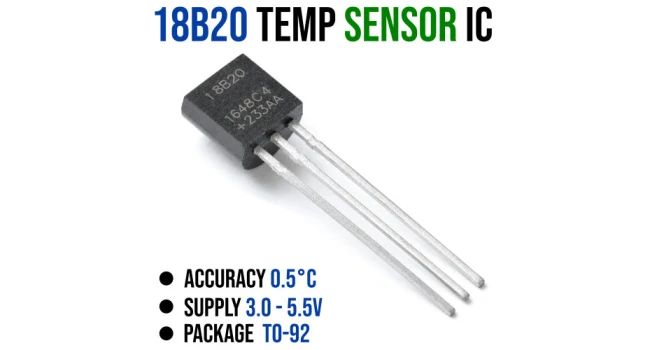 18B20 Temperature Sensor Chip TO-92 18B20 Temperature Sensor Chip TO-92