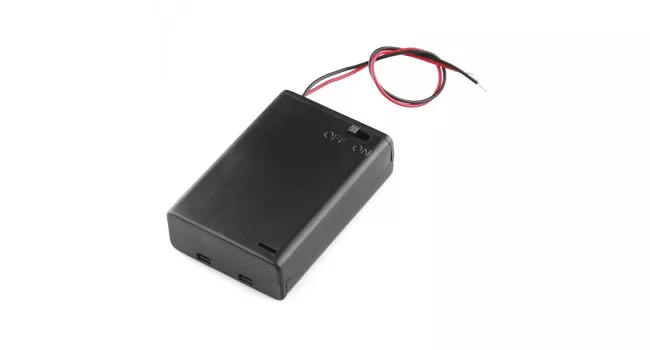 Battery Holder with switch - 3 x AA