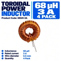 Inductor Toroidal 68uH 3A Inductor Toroidal 68uH 3A