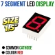 7 Segment 1.5 inch Common Cathode - Red 7 Segment 1.5 inch Common Cathode - Red