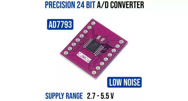 Precision A/D Converter 24 Bit - AD7793BRU Precision A/D Converter 24 Bit - AD7793BRU