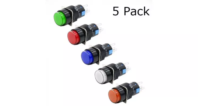 Switch Push Button + Light (5 pack) Switch Push Button + Light (5 pack)
