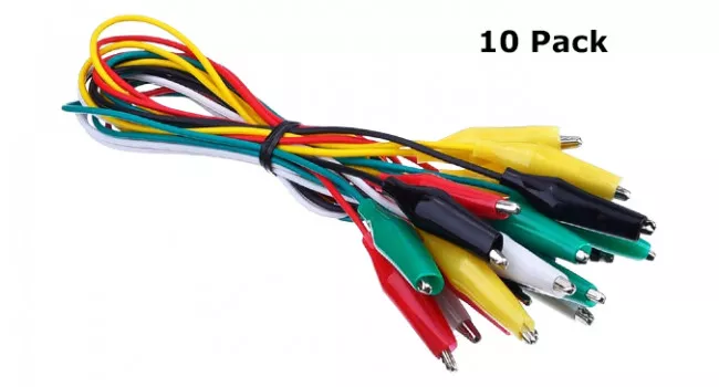 Aligator Test Leads - 45mm (10 pack) Aligator Test Leads - 45mm (10 pack)