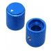 Aluminium Knob 12.5 x 15mm Shaft 6mm - Blue