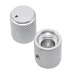 Aluminium Knob 12.5 x 15mm Shaft 6mm - Silver Aluminium Knob 12.5 x 15mm Shaft 6mm - Silver