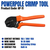 Ratchet Wire Crimping Tool For 15, 30 and 45 Amp Ratchet Wire Crimping Tool For 15, 30 and 45 Amp