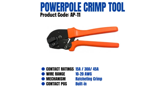 Ratchet Wire Crimping Tool For 15, 30 and 45 Amp Ratchet Wire Crimping Tool For 15, 30 and 45 Amp