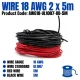 18 AWG Red and Black UL 1007 Wire 5m 18 AWG Red and Black UL 1007 Wire 5m