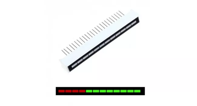 12-Segment RGB Bar Graph LED Display – 4 Red / 4 Yellow / 4 Green – KY-125807RYG