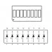 Bar Graph LED, Red, 8 Seg (4 Pack) Bar Graph LED, Red, 8 Seg (4 Pack)