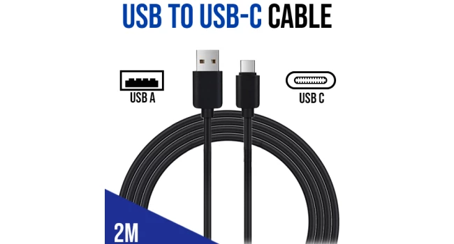 USB to USB-C Cable - 2M USB to USB-C Cable - 2M
