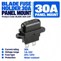 Blade Fuse Holder 30A - Panel Mount Blade Fuse Holder 30A - Panel Mount