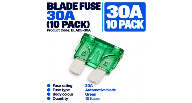 Blade 30A Fuse (10 Pack) Blade 30A Fuse (10 Pack)