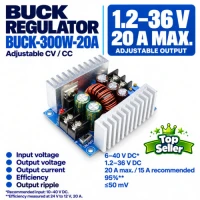 Buck Regulator, High Current, Vin 10-40V, Vout 1.2V-36V 20A Buck Regulator, High Current, Vin 10-40V, Vout 1.2V-36V 20A