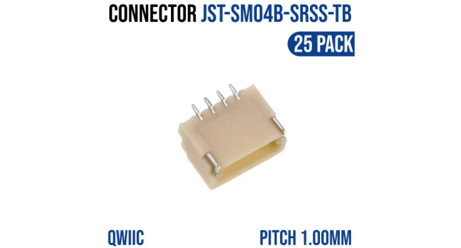 JST-SR 1.0mm Connector SMD (25 Pack) JST-SR 1.0mm Connector SMD (25 Pack)