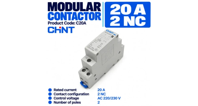 CHINT NCH8 Series 20A AC Contactor CHINT NCH8 Series 20A AC Contactor