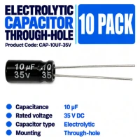 Capacitor 10UF 35V Through Hole (10 Pack) Capacitor 10UF 35V Through Hole (10 Pack)