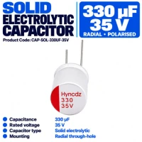 Capacitor Solid State 330uF 35V (4 Pack) Capacitor Solid State 330uF 35V (4 Pack)