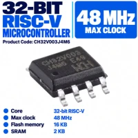 WCH CH32V003J4M6 48MHz 16KB Flash Microcontroller – 4 Pack WCH CH32V003J4M6 48MHz 16KB Flash Microcontroller – 4 Pack
