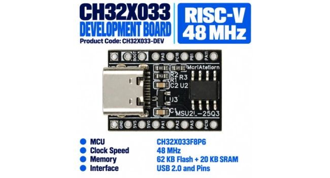 WCH CH32X033F8P6 Development Board WCH CH32X033F8P6 Development Board