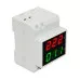 AC Meter Dual Volt Amp - Din Rail AC Meter Dual Volt Amp - Din Rail