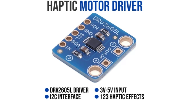 DRV2605L Haptic Motor Driver Module DRV2605L Haptic Motor Driver Module