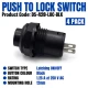 DS-428 Black Push-to-Lock Switch – 4 Pack