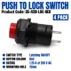 DS-428 Red Push-to-Lock Switch – 4 Pack