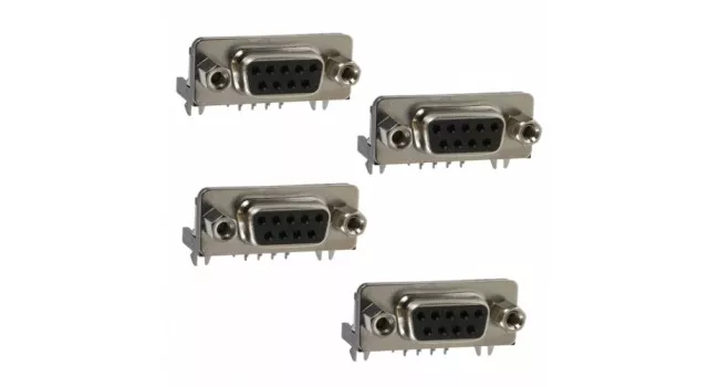 D Sub Connector - 9 Pin , Female (5 Pack)