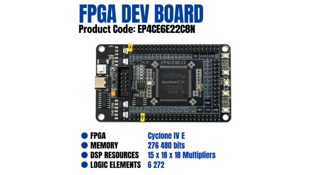 Cyclone IV EP4CE6E22C8N Altera FPGA Development Board Cyclone IV EP4CE6E22C8N Altera FPGA Development Board