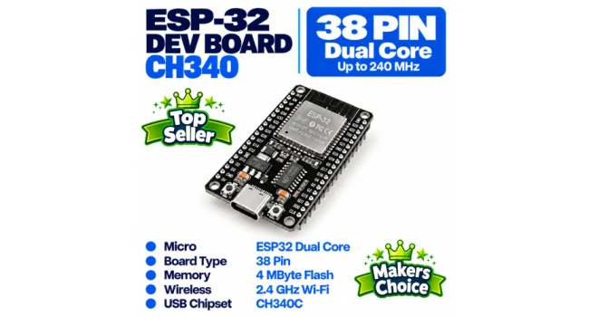 ESP-32 Dev Board 38 PIN