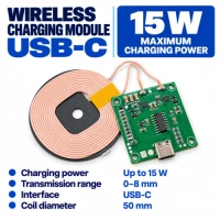 Wireless Charging Module 15W USB-C Wireless Charging Module 15W USB-C